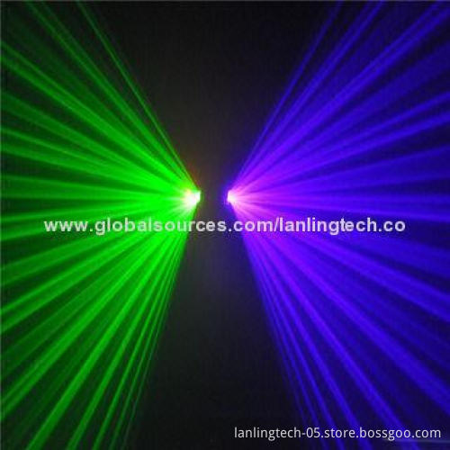 150mW Green and Violet Double Tunnel Stage Lighting